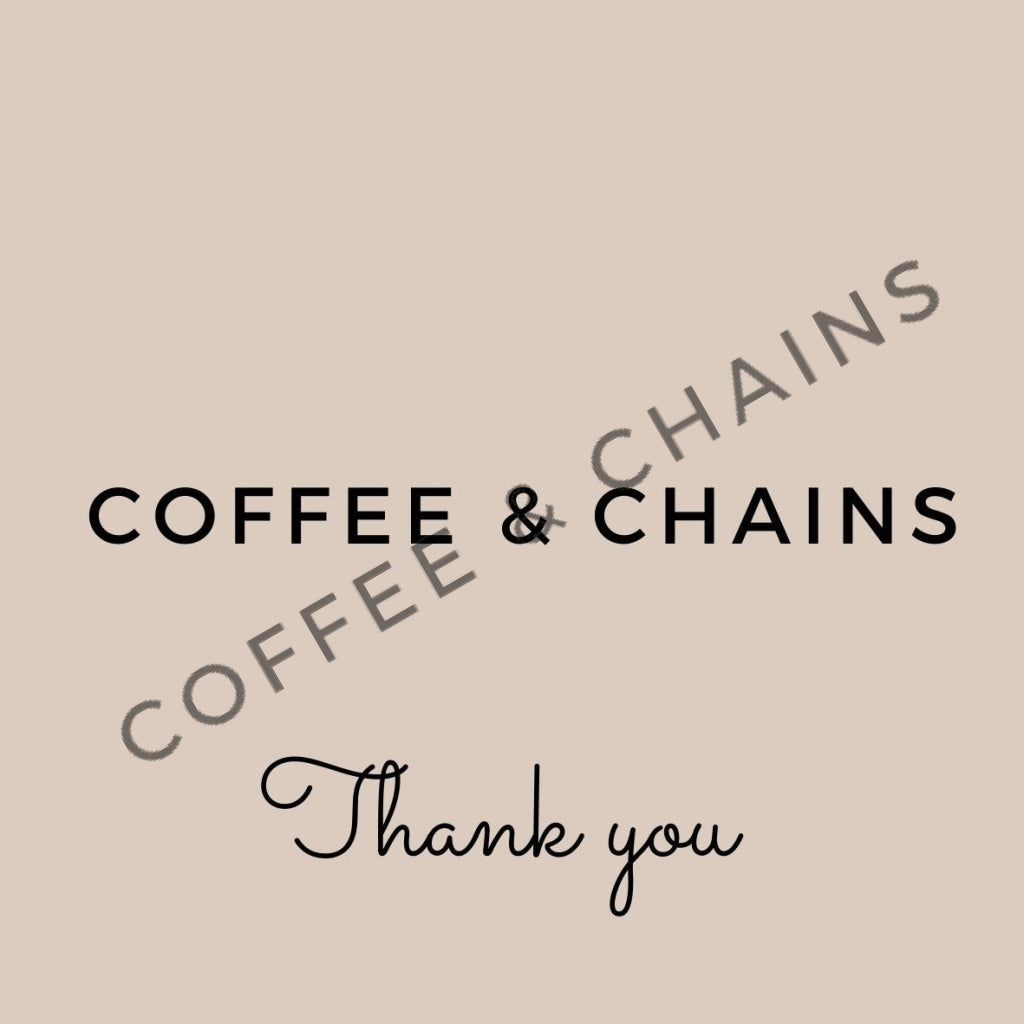 Coffee And Chains Gift Card Cards