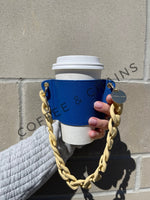 Load image into Gallery viewer, Electric Blue Coffee Sleeve
