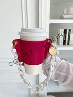 Load image into Gallery viewer, Pink Big Coffee Sleeve
