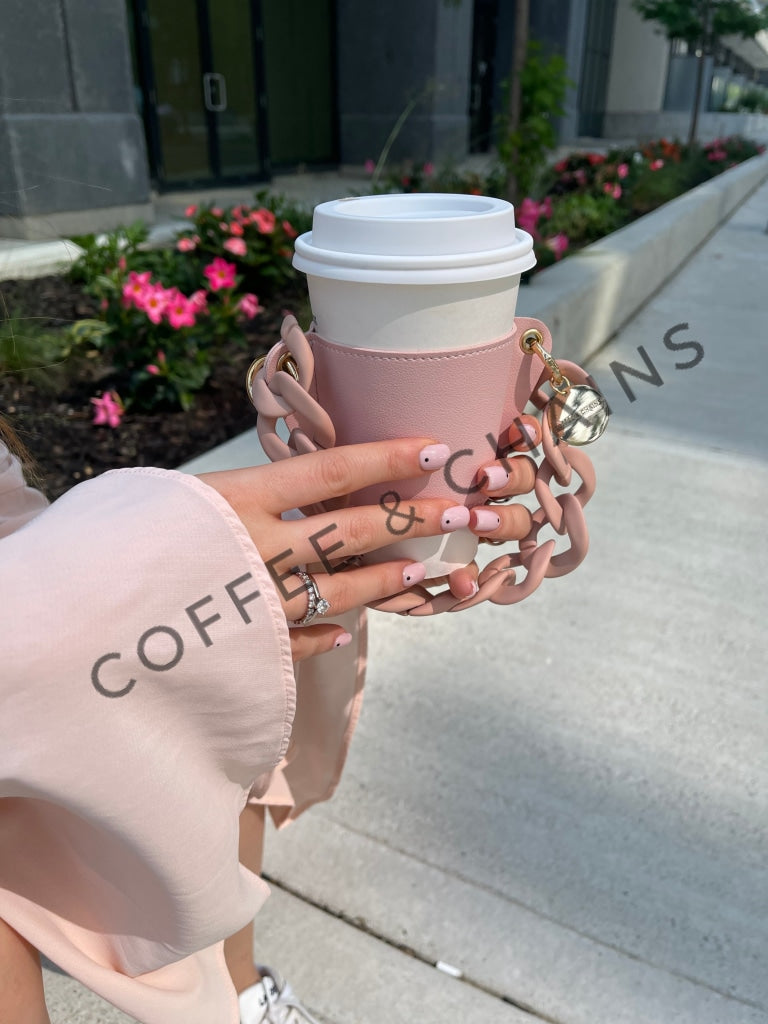 Champagne Sleeve  Coffee Cup Sleeve with Chain – Coffee & Chains